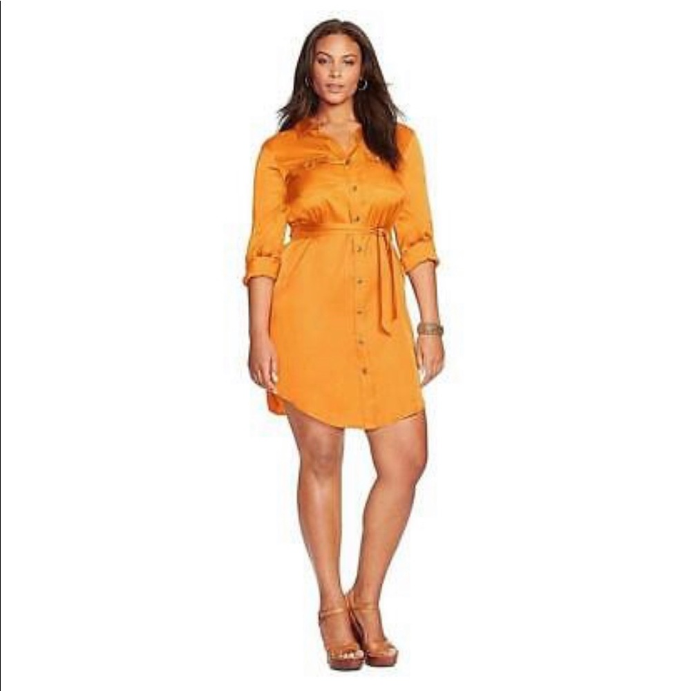 Women’s Ralph Lauren Silky Shirtdress.